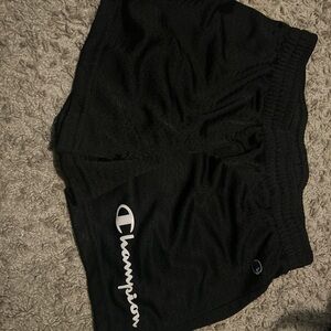 Champion Black Mesh Shorts
